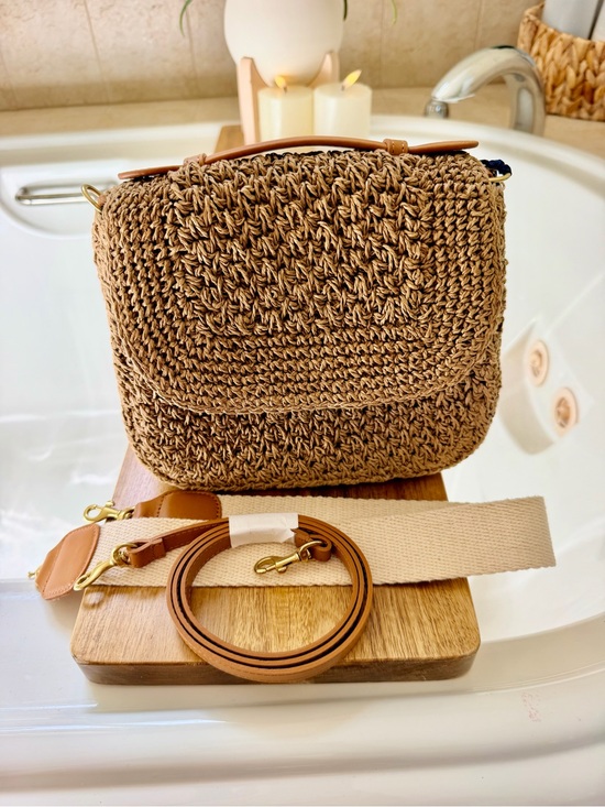 Clare V Handbags - Clare V Louis w/ Top Handle - Palm Twisted Raffia